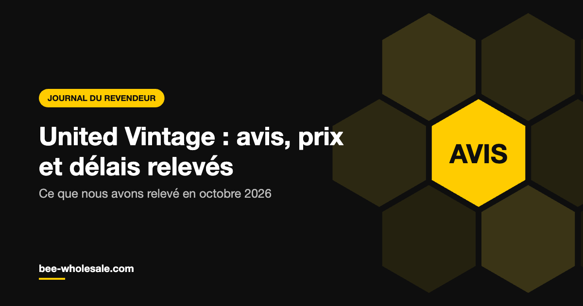 United Vintage : avis, prix et délais relevés