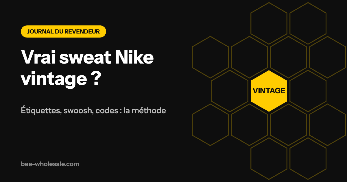 Comment reconnaître un vrai sweat Nike vintage