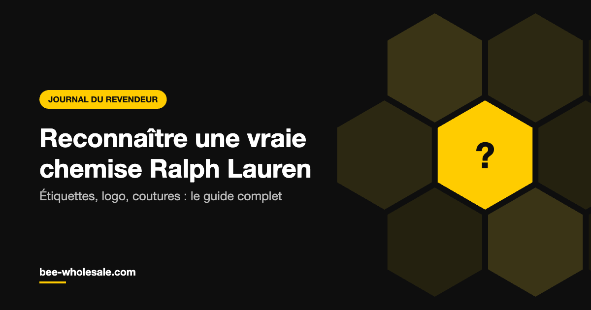 Reconnaître une vraie chemise Ralph Lauren : étiquettes, logo, coutures