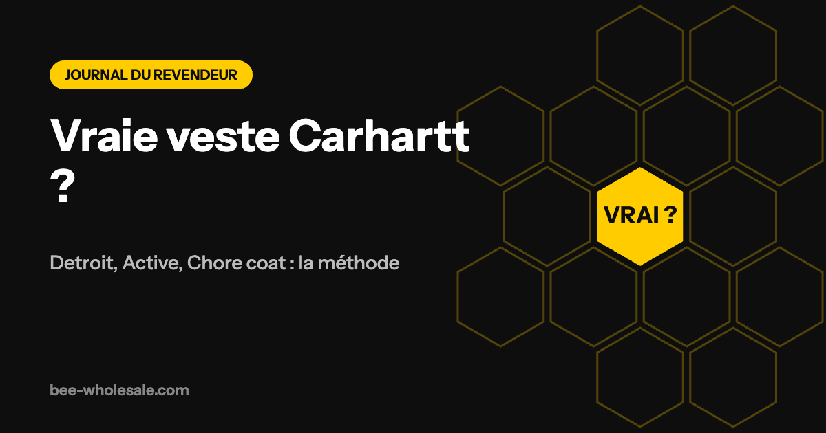 Comment reconnaître une vraie veste Carhartt (Detroit, Active, Chore)